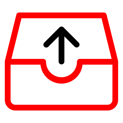 Outbox Generic Outline Color icon