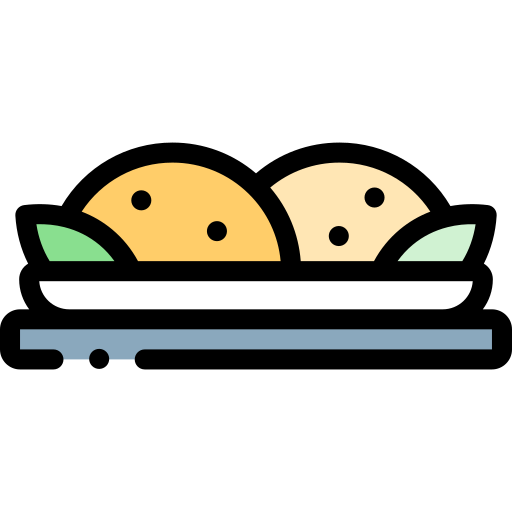 tacos Detailed Rounded Lineal color icon