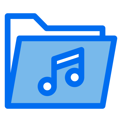 audio Generic Blue icon