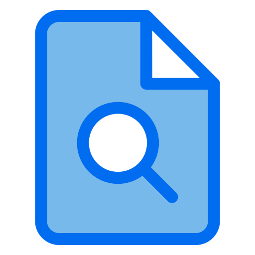 Search Generic Blue icon