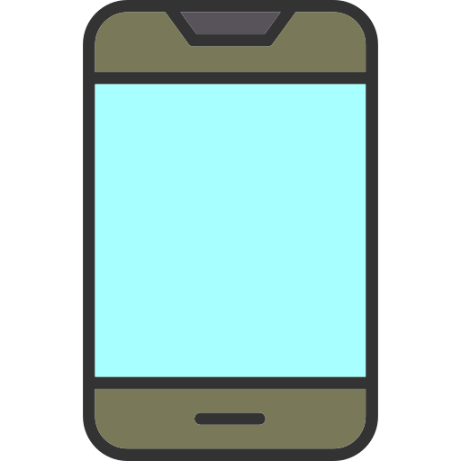 mobiel Generic Outline Color icoon
