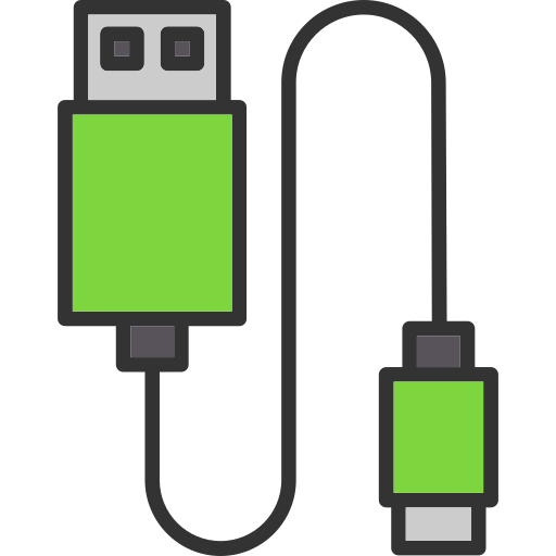 datenkabel Generic Outline Color icon