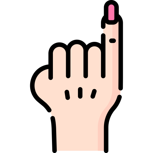 Pinky finger Special Lineal color icon