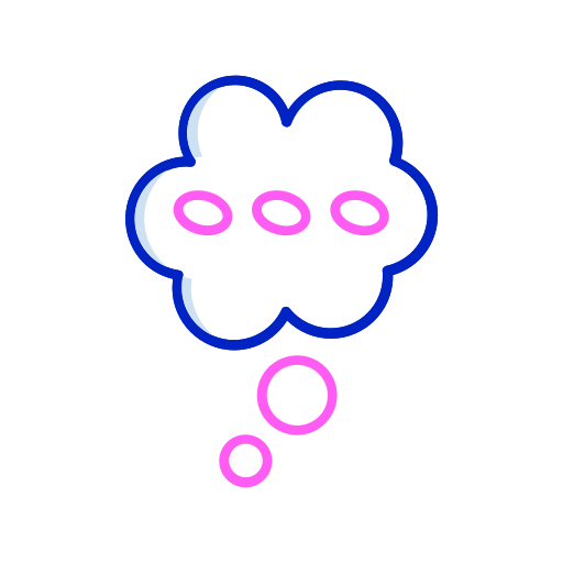 spraak bubbel Generic Outline Color icoon