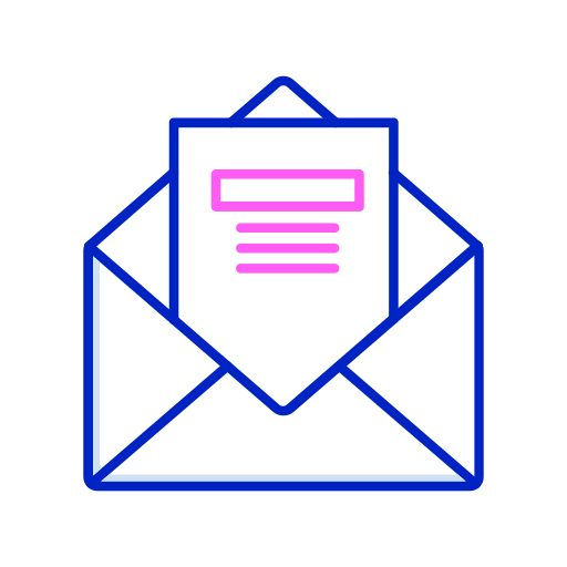 郵便 Generic Outline Color icon