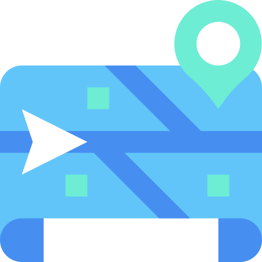 Navigation Generic Blue icon