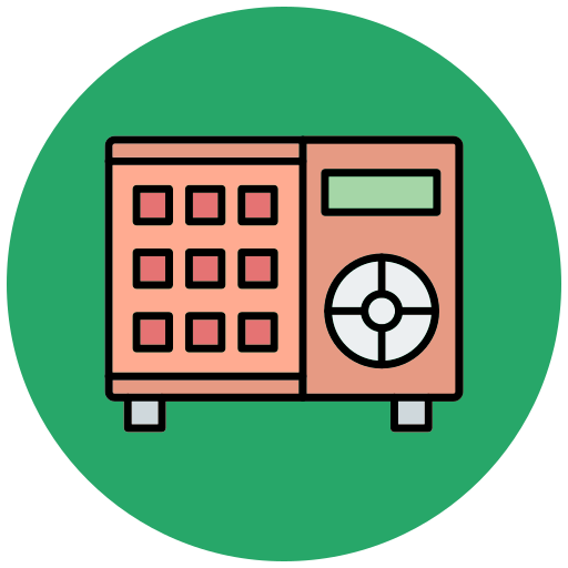 caja de seguridad Generic Outline Color icono