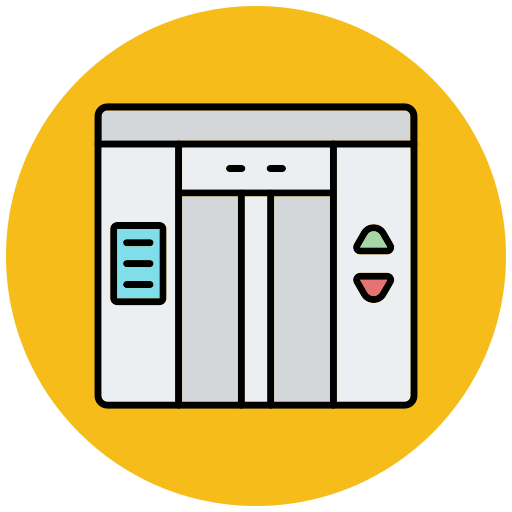 ascensor Generic Outline Color icono