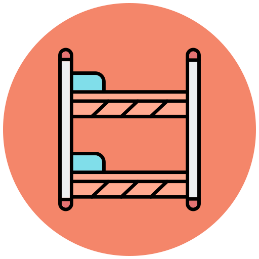 이층 침대 Generic Outline Color icon