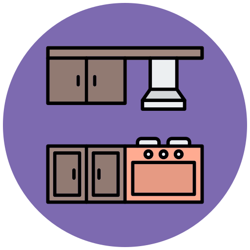 armadio da cucina Generic Outline Color icona
