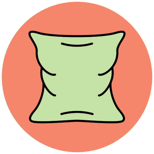 Cushion Generic Outline Color icon
