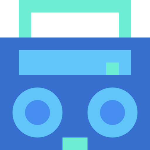 ラジカセ Generic Blue icon