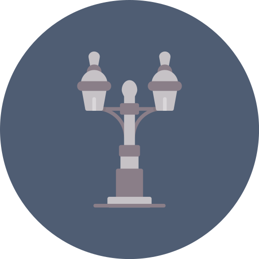 Street Lamp Generic Flat icon