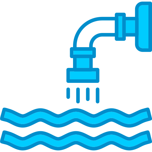 Waste Water Generic Blue icon