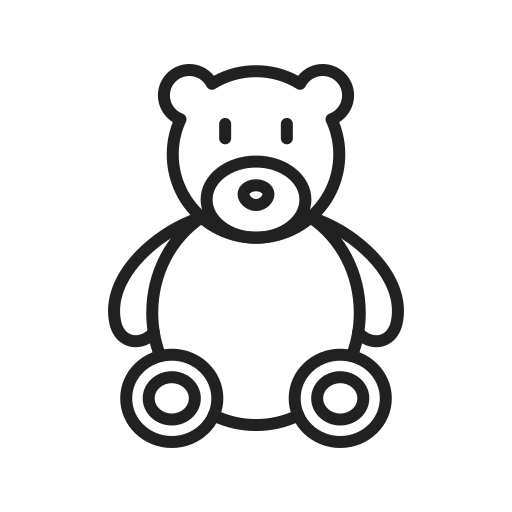 oso de peluche Generic Detailed Outline icono