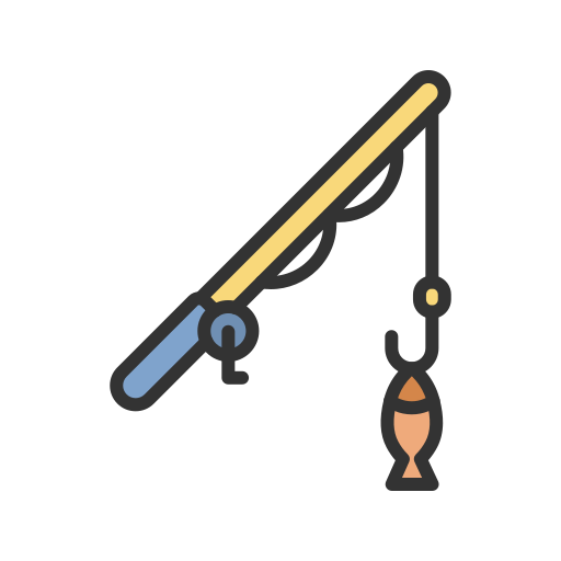 Fishing Generic Outline Color icon