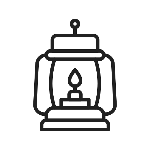 lampa naftowa Generic Detailed Outline ikona