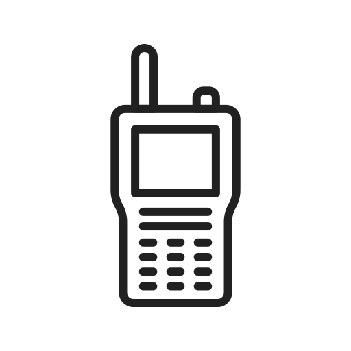 walkie-talkie Generic Detailed Outline icono