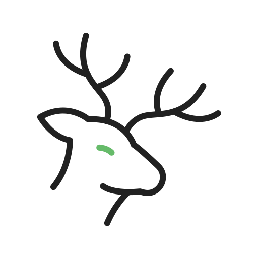 Antlers Generic Outline Color icon