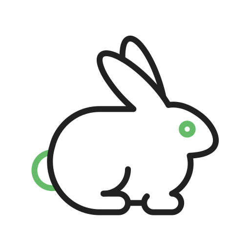 토끼 Generic Outline Color icon