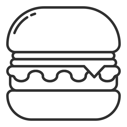 burger Generic Detailed Outline icon