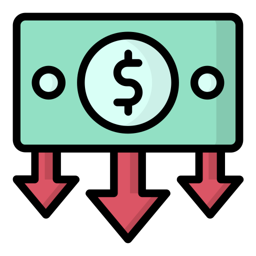 geldverlust Generic Outline Color icon