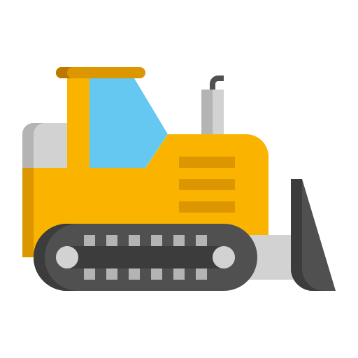bulldozer Generic Flat icon