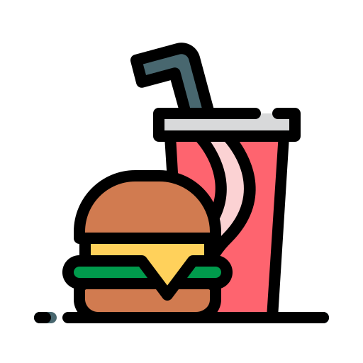 comida rápida Generic Outline Color icono