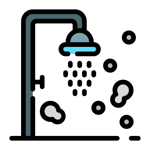 Shower Generic Outline Color icon