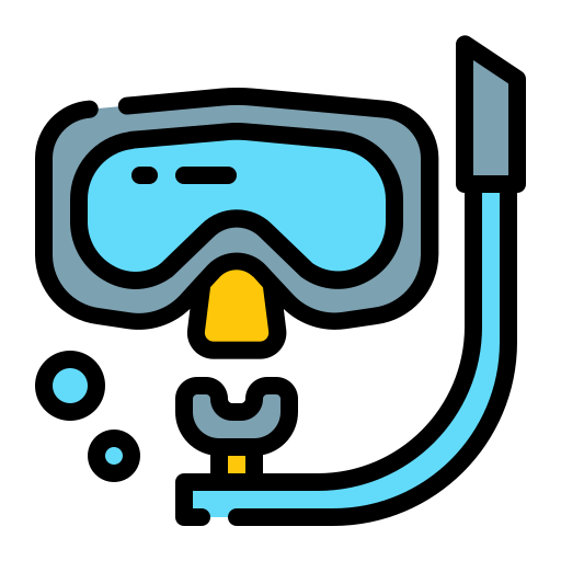 snorkel Generic Outline Color icoon