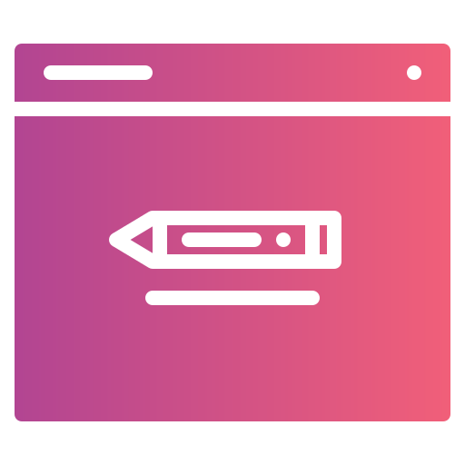 blog Generic Flat Gradient icon