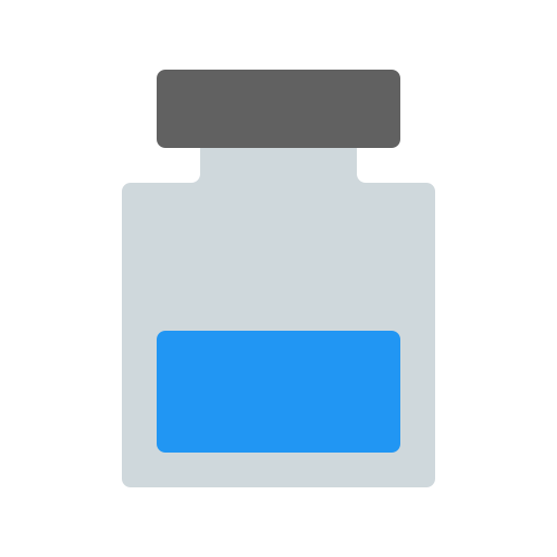botella de tinta Generic Flat icono