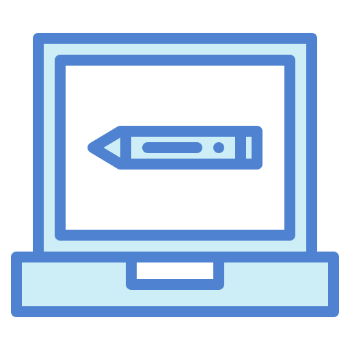 laptop Generic Blue icon