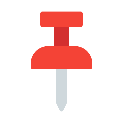 プッシュピン Generic Flat icon