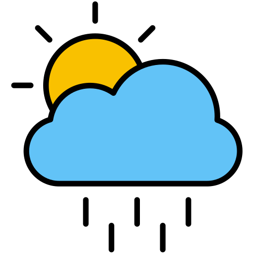 Rainy Generic Outline Color icon