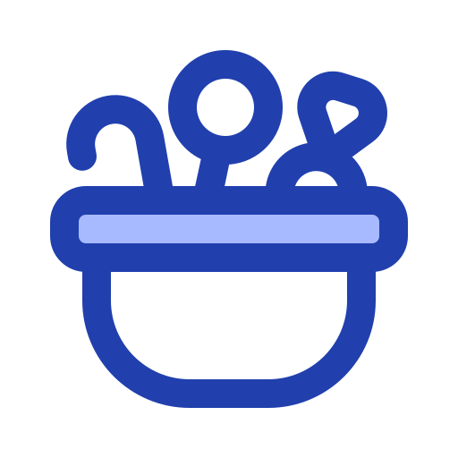 schüssel Generic Blue icon