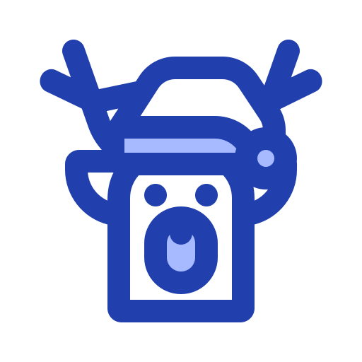 鹿 Generic Blue icon