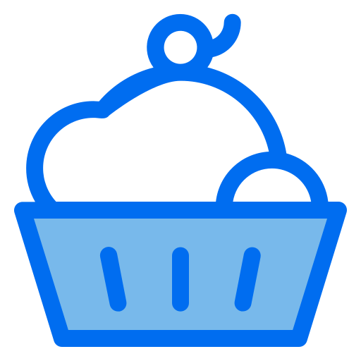 マフィン Generic Blue icon