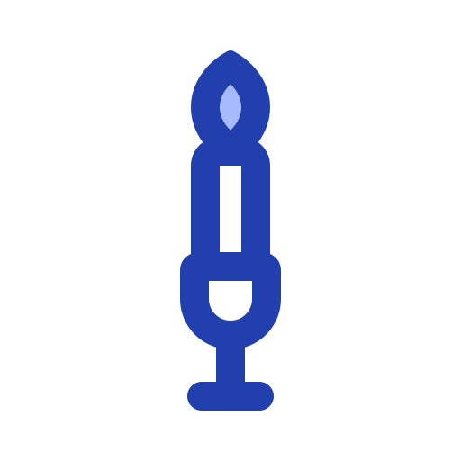 weihnachtskerze Generic Blue icon