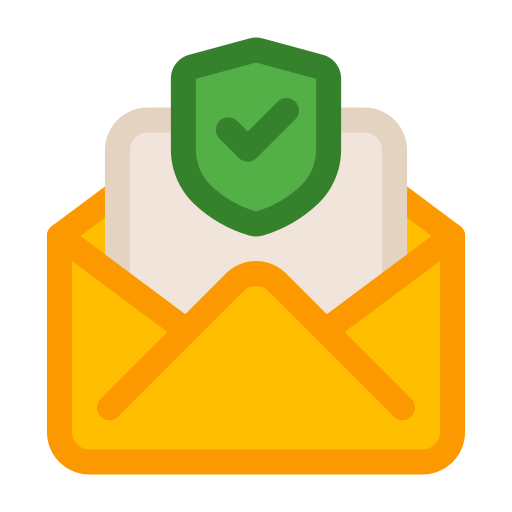 Safe Mail Generic Outline Color icon