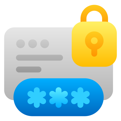 passwort Generic Flat Gradient icon