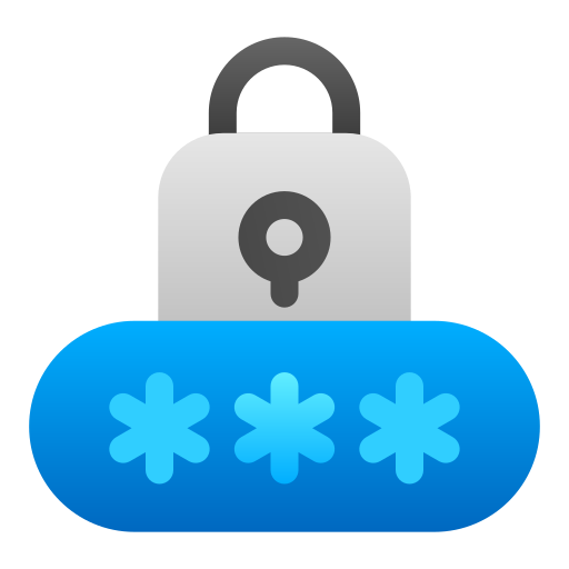 passwort Generic Flat Gradient icon