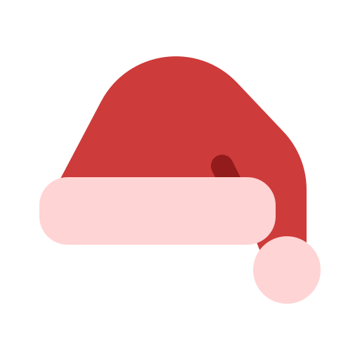 kerst hoed Generic Flat icoon