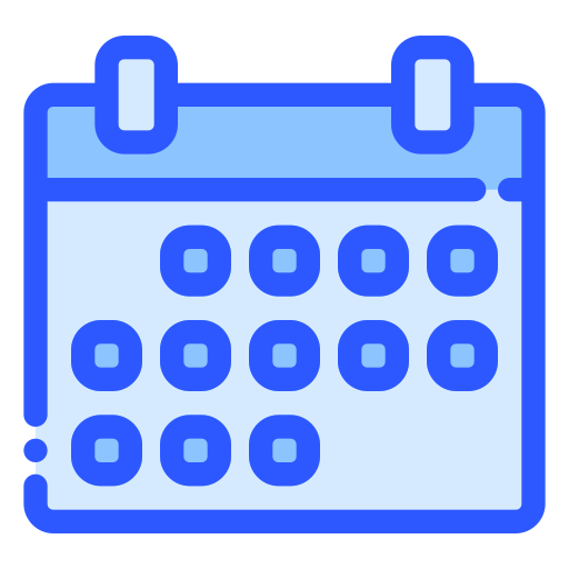 calendrier Generic Blue Icône