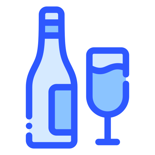 bottiglia di vino Generic Blue icona