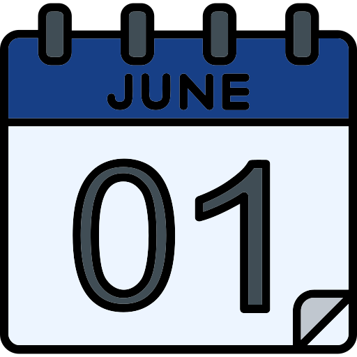 June Generic Outline Color icon