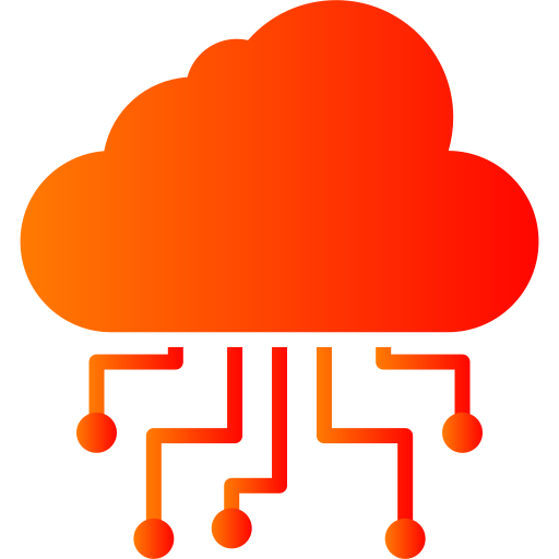 chmura obliczeniowa Generic Flat Gradient ikona