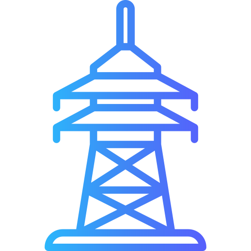 Башня передачи Generic Gradient иконка