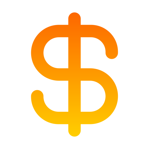 dólar Generic Gradient icono