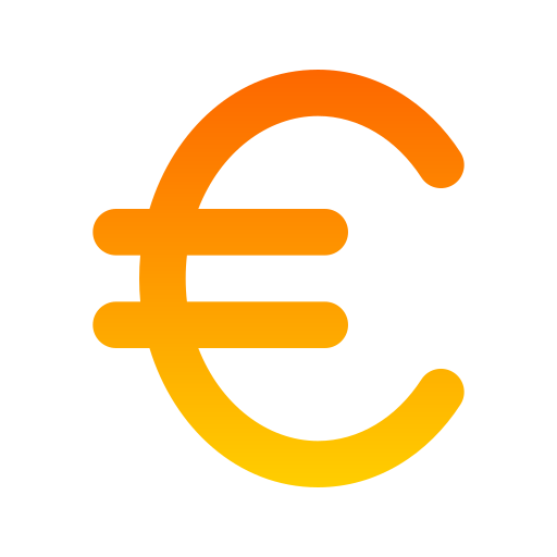 euro Generic Gradient Ícone